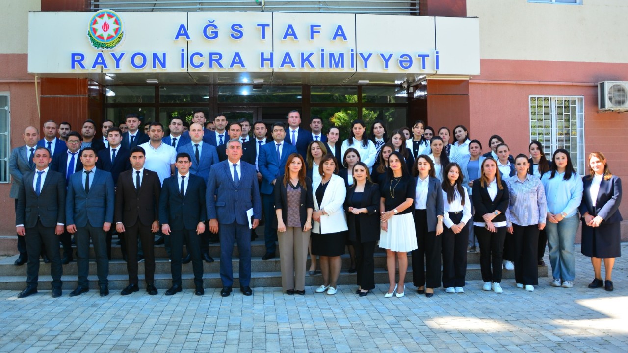Ağstafada Heydər Əliyevə həsr olunmuş tədbir keçirilib - FOTOLAR